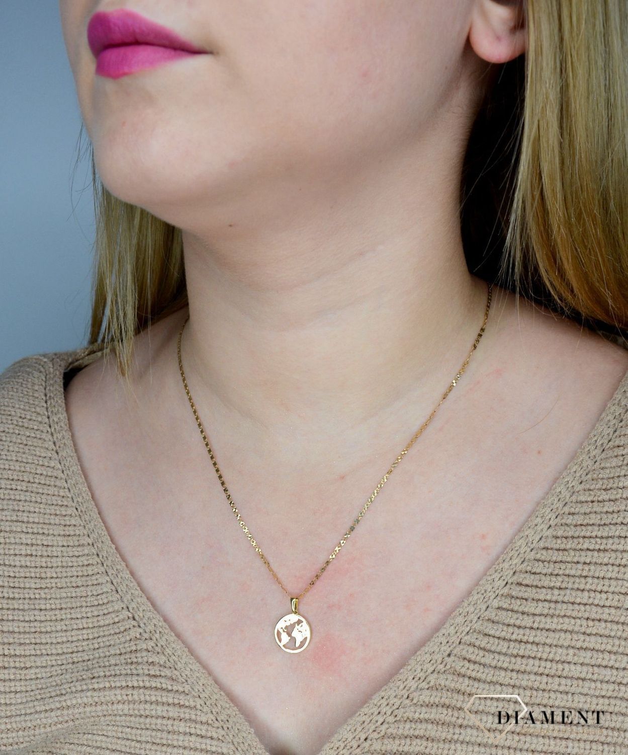 Złoty łańcuszek 585 o szerokości 1,5 mm DIA-LAN-1191-585 1,5mm ✅ Nowoczesny splot łańcuszka o bardzo eleganckim i modnym wyglądzie. ✅.jpg